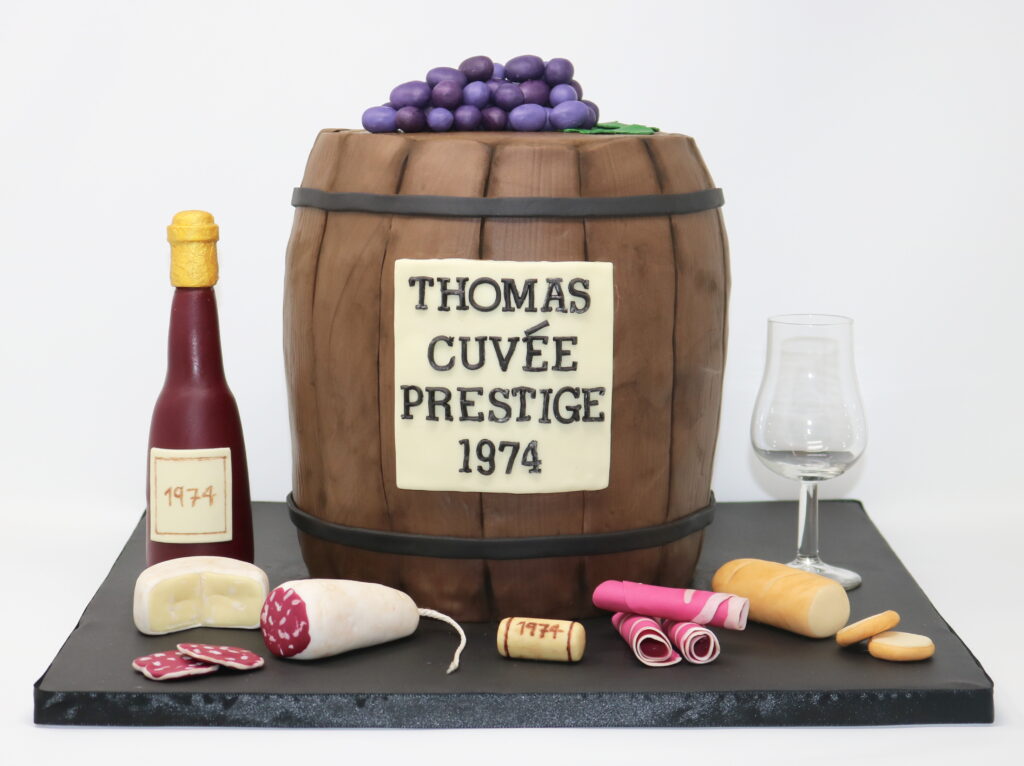 gateau anniversaire tonneau