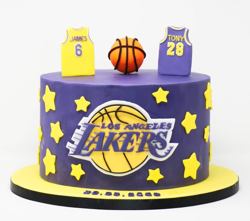gateau los angeles lakers